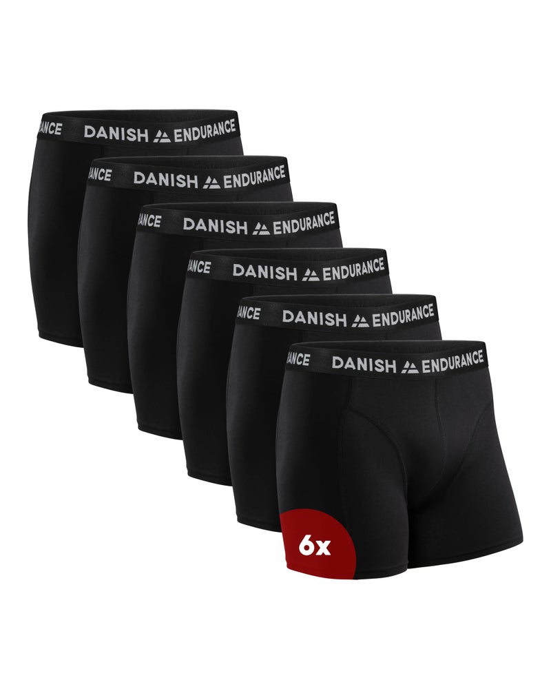 DANISH ENDURANCE دانيش إندورانس ملابس داخلية للرجال بوكسر قطن كلاسيكي، عبوة بوكسر بريف، ملابس داخلية للرجال، كالسونشيلوس - Image 1